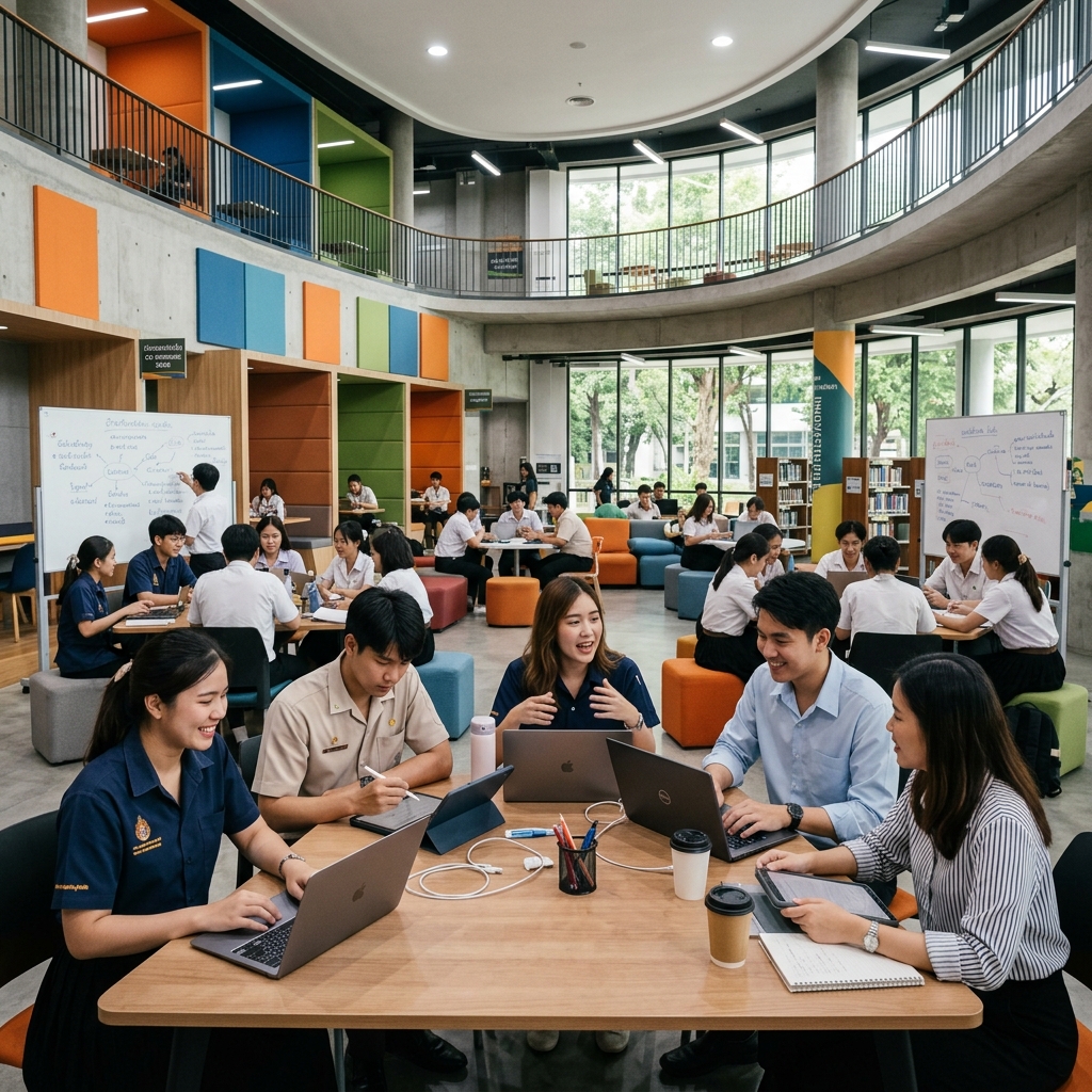 การออกแบบพื้นที่การเรียนรู้ยุคใหม่: ยกระดับห้องสมุดและ Learning Space เพื่ออนาคต