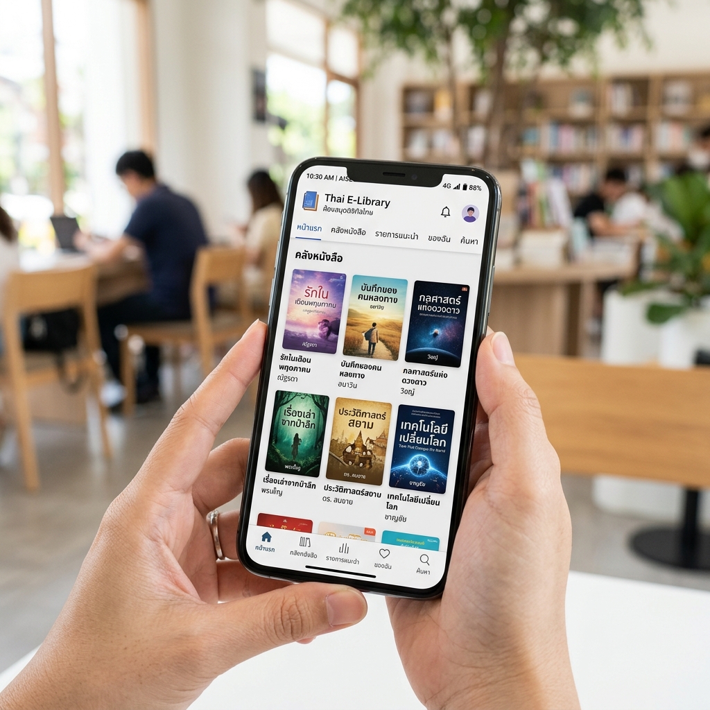 E-Library: ห้องสมุดดิจิทัลที่ทลายทุกข้อจำกัดแห่งการเรียนรู้