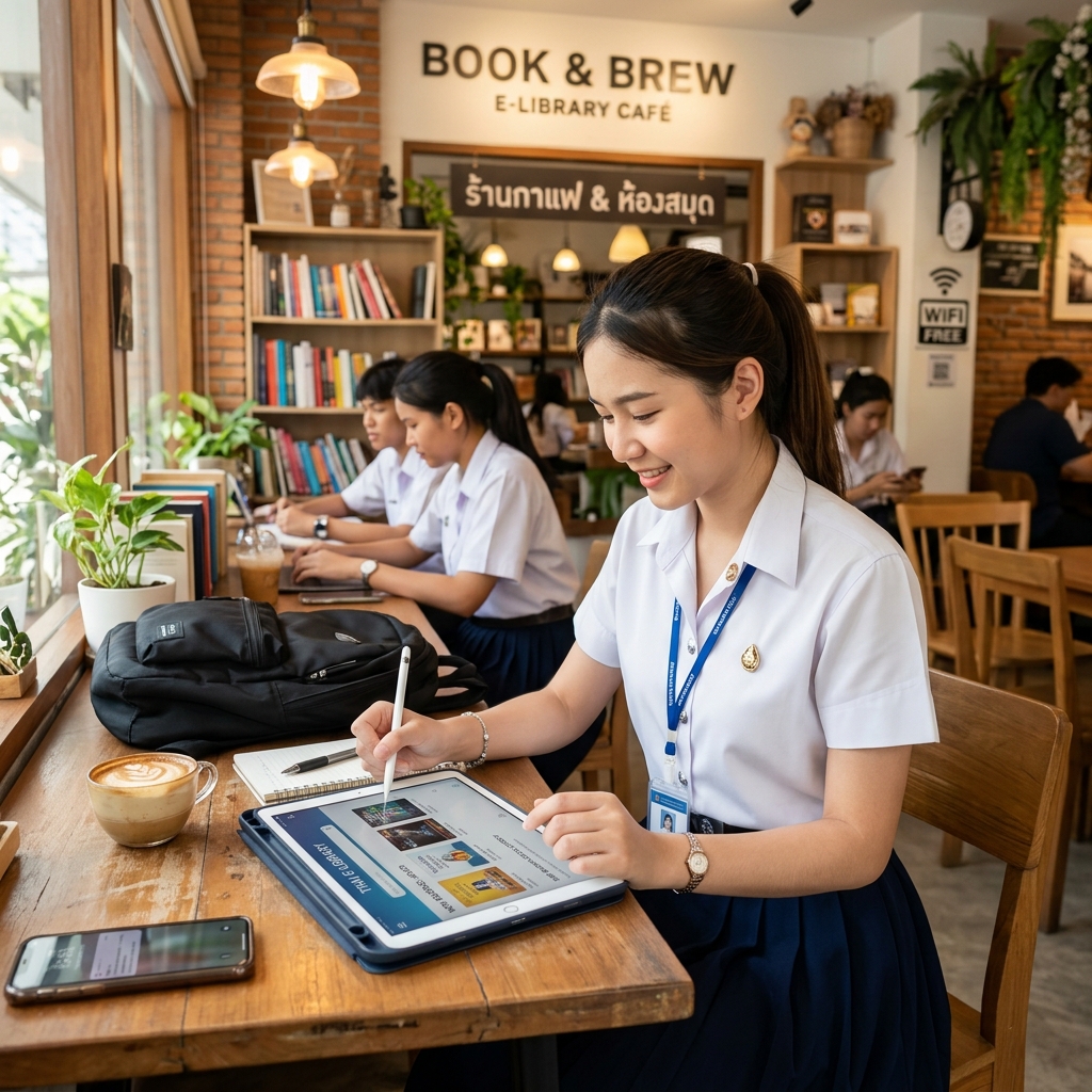 E-Library: ห้องสมุดดิจิทัลที่ทลายทุกข้อจำกัดแห่งการเรียนรู้