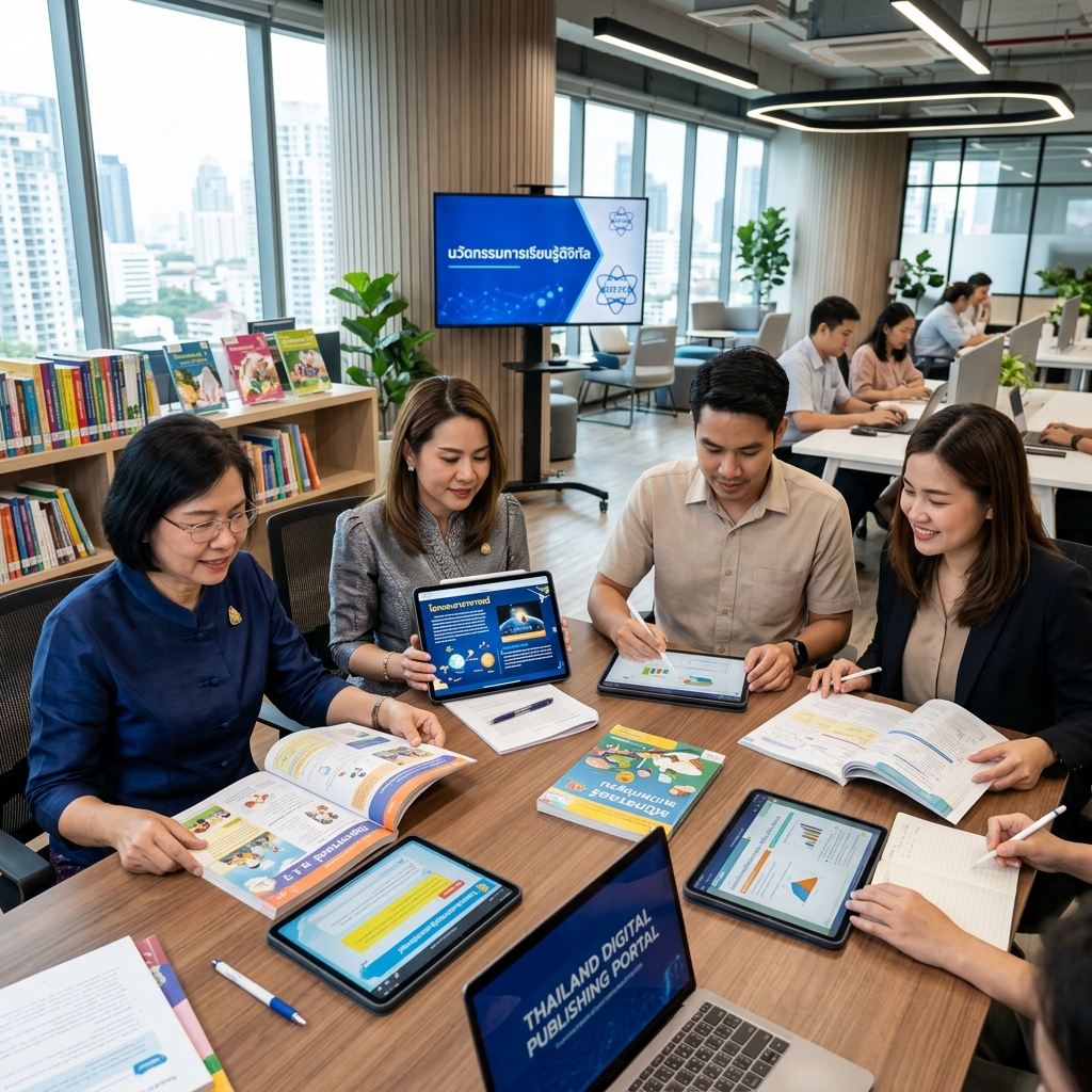 ทิศทางสื่อสิ่งพิมพ์และการผลิตตำรายุคดิจิทัลเพื่อการศึกษาอย่างยั่งยืน